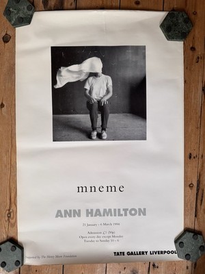 Ann Hamilton - Meme - Tate Gallery Liverpool Original Ausstellungsplakat - 1994