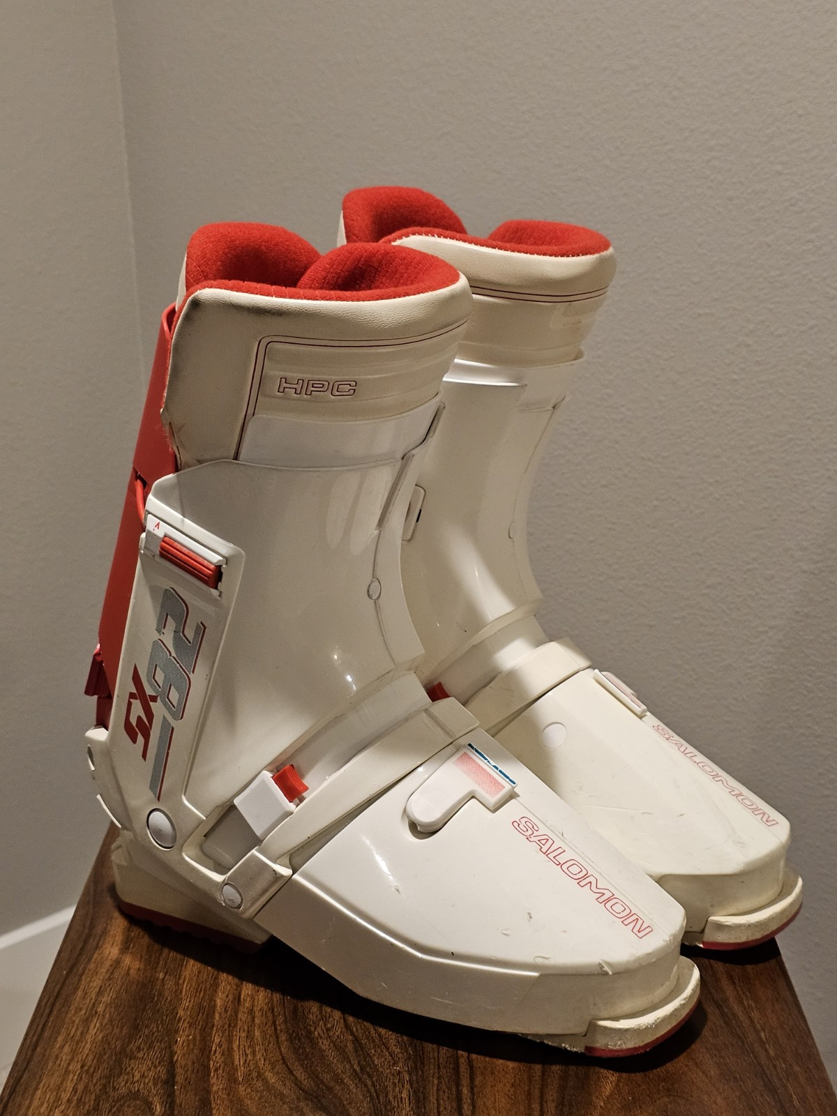 Scarponi da sci alpino downhill ingresso posteriore SALOMON SX 82 vintage uomo taglia 340 HPC