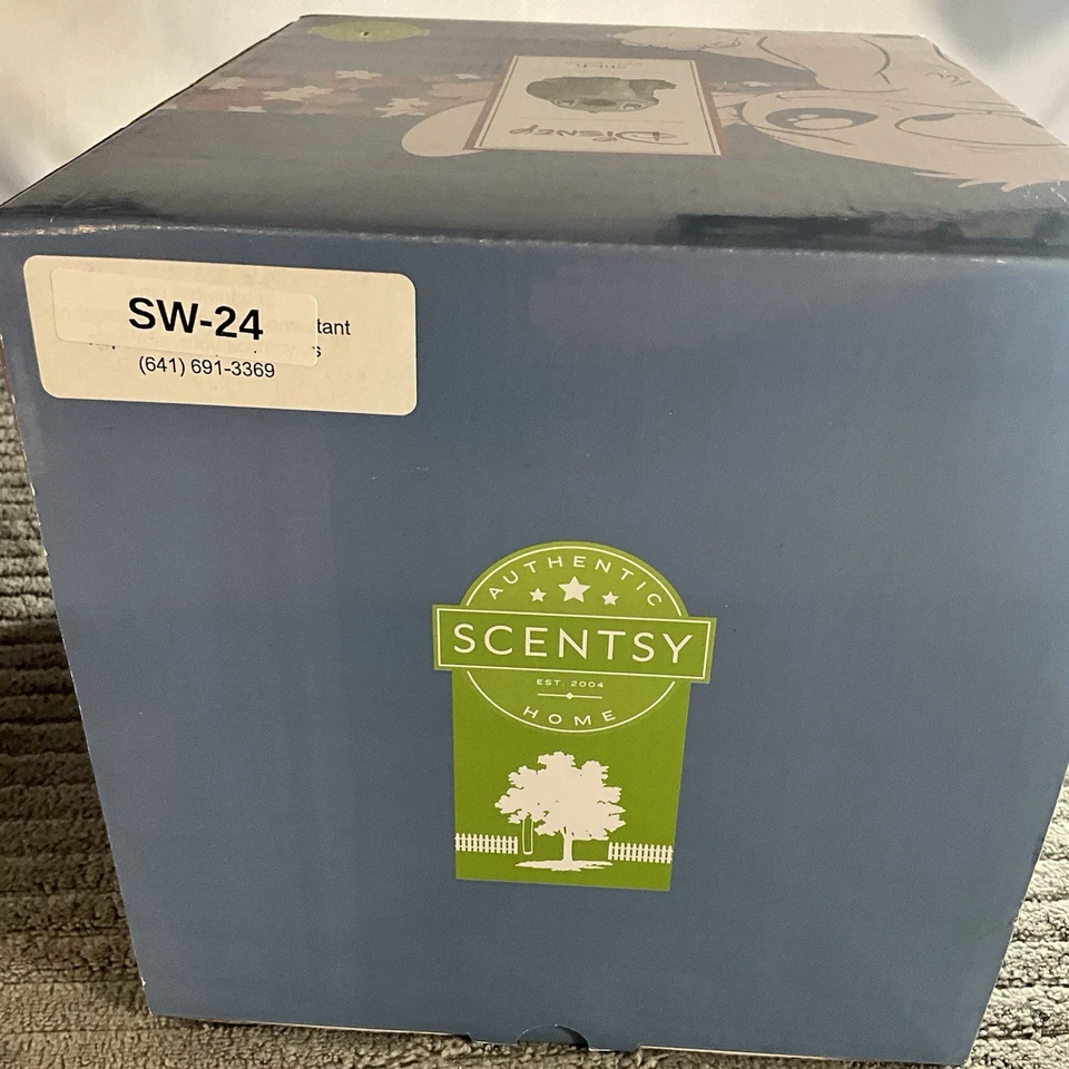 Quemador calentador de cera Scentsy Disney Stitch retirado. Raro Foto 2 de 2