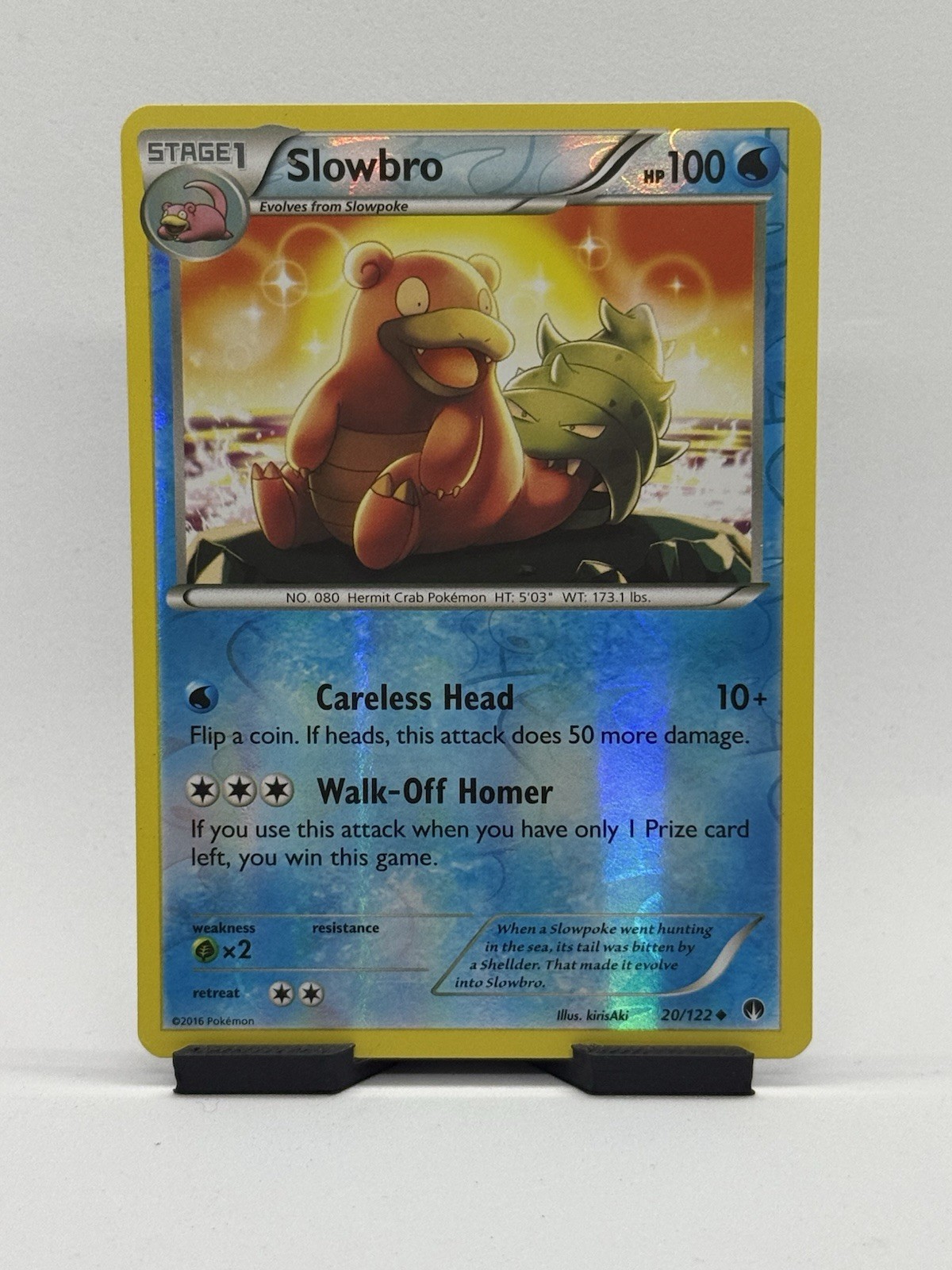 Slowbro 20/122 Uncommon XY BreakPoint  Reverse Holo Pokémon TCG