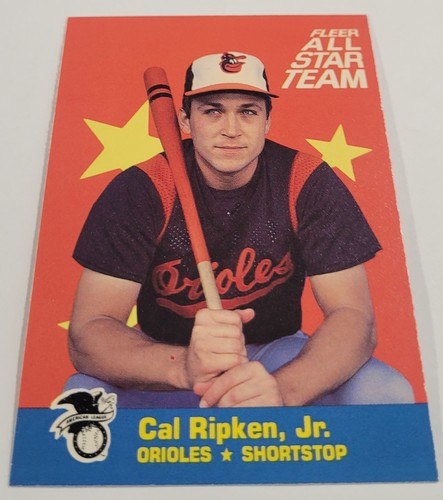 Cal Ripken Jr. #5 1986 Fleer All Stars card