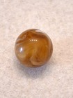 Peltier  Honey Amber Brown & White   Slag  11/16 Mint Condition — photo 4