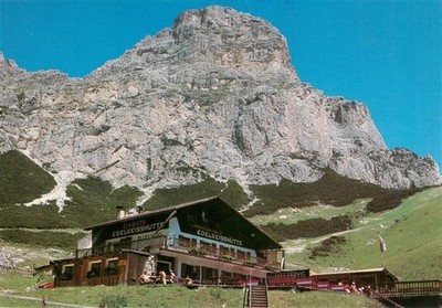 Colfosco in Badia Kolfuschg 1645m Dolomiti IT Edelweisshuette Rifugio-Ciasotta S