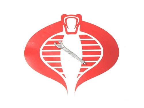 GI Joe Weapon Techno Viper Wrench 1987 Original Figure Accessory