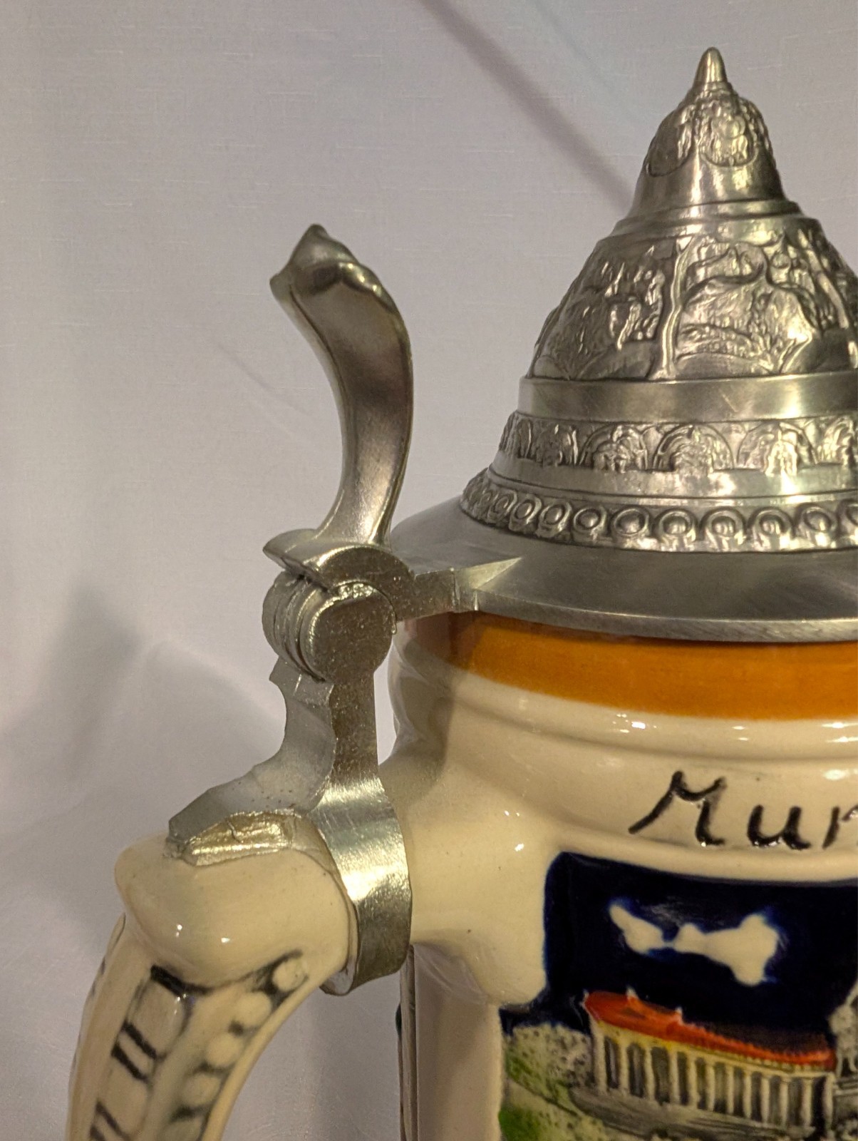 GerZ Beer Stein With Lid Munich Monaco de Baviera Munchen