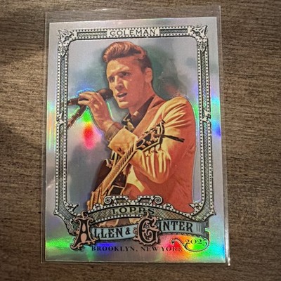 2025 Topps Allen & Ginter BRANDON COLEMAN Chrome Refractor SP #253 Musician 