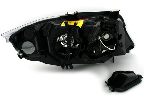 Kit phares Angel Eyes pour BMW Série 3 E90 E91 2005-2008 noir anneaux LED blanc - Photo 5/7