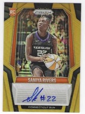 2025 Panini Prizm WNBA Saniya Rivers Rookie Gold Auto RC #/10
