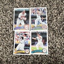 Topps 2010 MLB Rookie Card Lot Heyward Valencia Walker Sanchez Baseball