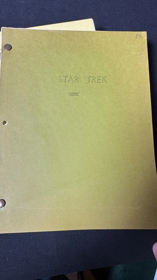Star Trek Studio Final Draft Script LOTE DE 8, ¡RARO! Foto 2 de 4