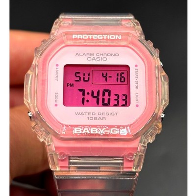 LWS Pink Ice Baby-G BGD565SJ Clear Strap Digital Mod Women\'s Watch LWS Pink Ice Baby-G BGD565SJ Clear Strap Digital Mod Women main image 2