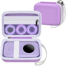PAIYULE Hard EVA Case for Phomemo D30/D35 Nelko 5.9 4 2.1inches, Purple
