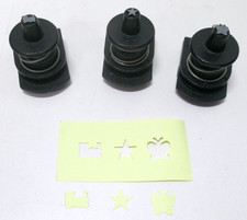 Unbranded Craft Punch Lot of 3 Scrapbooking Paper Punches-Butterfly, Train, Star