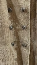 Breitschwanz Persianer Pelzjacke in Beige