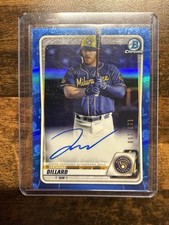 2020 Bowman Chrome Blue Thomas Dillard Auto /150 Brewers 