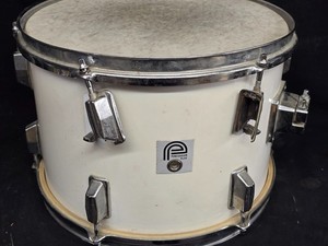 Percussion Plus 13" White Shell Rack Tom Drum / Project Instrument