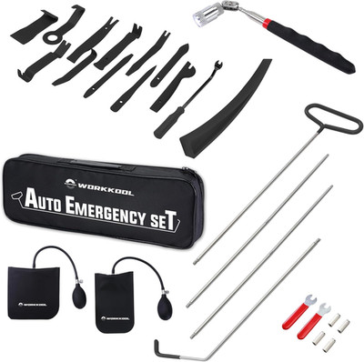 26PCS Car Tool Kit with Stainless Steel Assorted 5Th Wheel Pin Puller,68 Inches