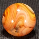 Stellar JABO CLASSIC *NECTARINE Swirl Marble 9/16" Mint Hawkeyespicks sg — photo 1