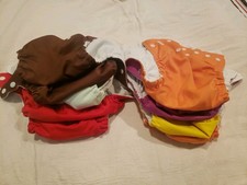 10 FuzziBunz "MEDIUM" Adjustable Diapers