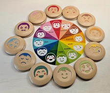 PLANTOYS MY MOOD MEMO EMOTION MATCHING GAME MONTESSORI WOODEN TILES AMAZONBASICS