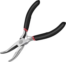 Mini Bent Nose Pliers Multifunction Precision Stripper Hand Wire Jewellery #1 