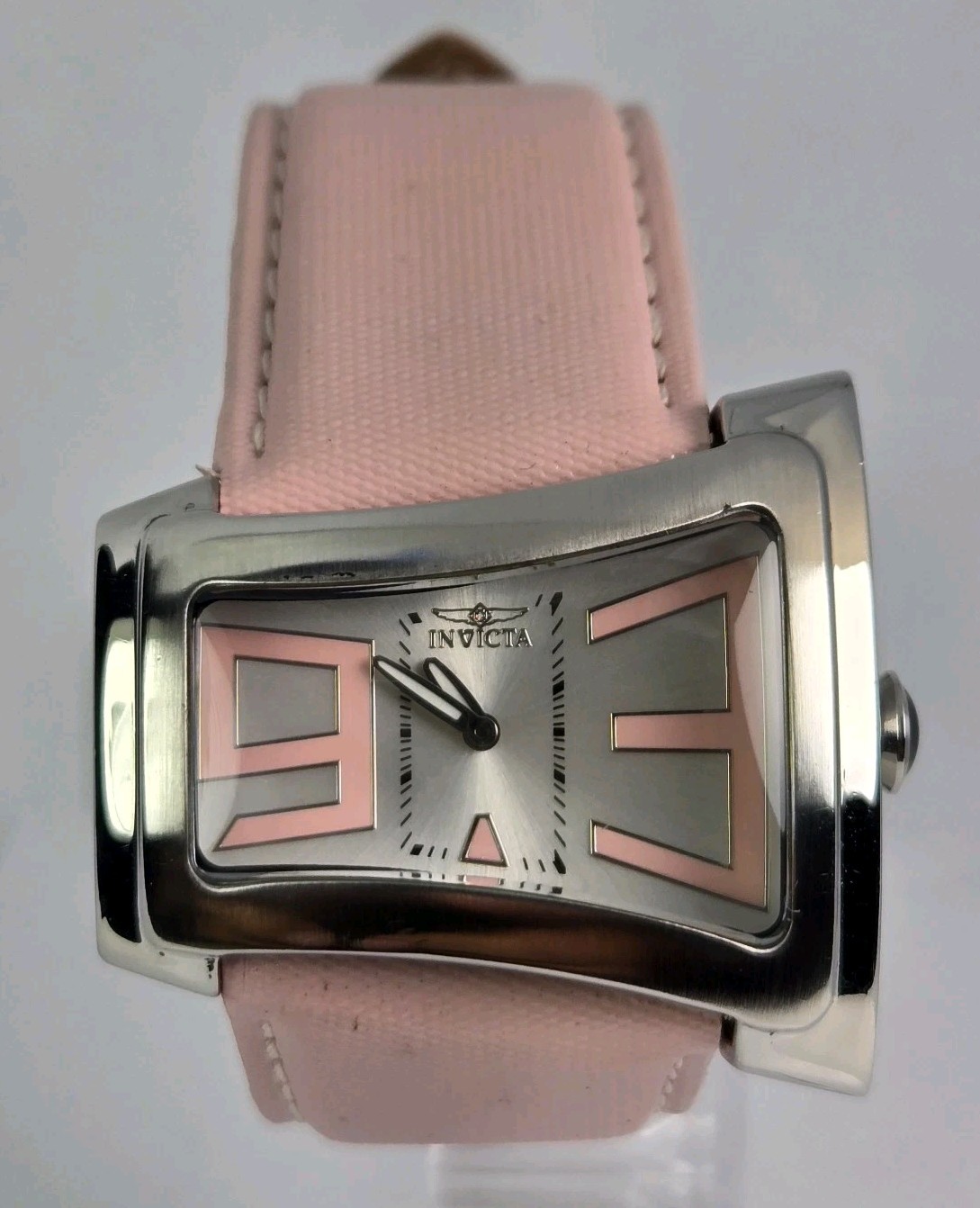 INVICTA WOMEN'S STAINLESS STEEL WATER RESISTANT 50M LEATHER 