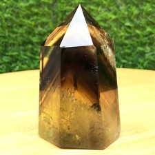 180G Natural Citrine Obelisk Crystal Wand Point Freeform Energy Healing Reiki