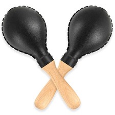 Maracas Hand Percussion Rattles Sand Hammer Percussion Instrument Black Profe...