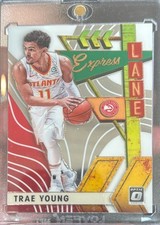 2019 Donruss Optic Express Lane#17 Trae Young Express Lane Red Wave