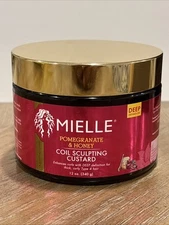 Mielle Pomegranate & Honey Coil Sculpting Custard 12oz 75% Full