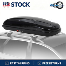 14 Cu Ft Vehicle Roof Top Travel Storage Box Cargo Luggage Carrier W Lock Key 14 Cu Ft Vehicle Roof Top Travel Storage Box Cargo Luggage Carrier W Lock Key