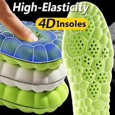 Latex Sport Insoles Soft High Elasticity Shoe Pads Breathable Deodorant Shock Ab