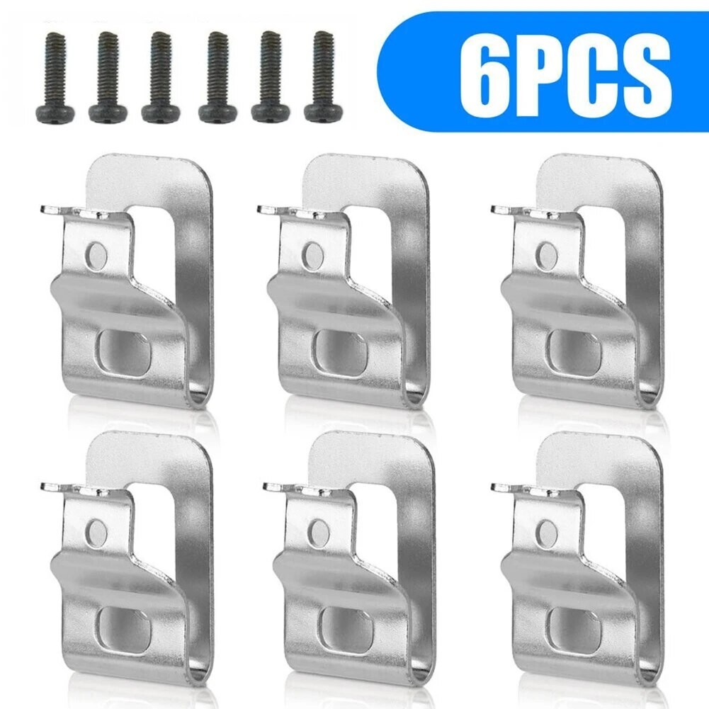 6x Belt Clip Hook Screw For Dewalt 12V 20V Drill Impact Driver Flashlight Tools