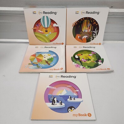 myBook HMH Into Reading Grade 2 Practice Workbook Text - Books 1-5,  my book 2nd