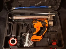 Used Can't Test PTS Professional Li-Ion Grease Gun Set
