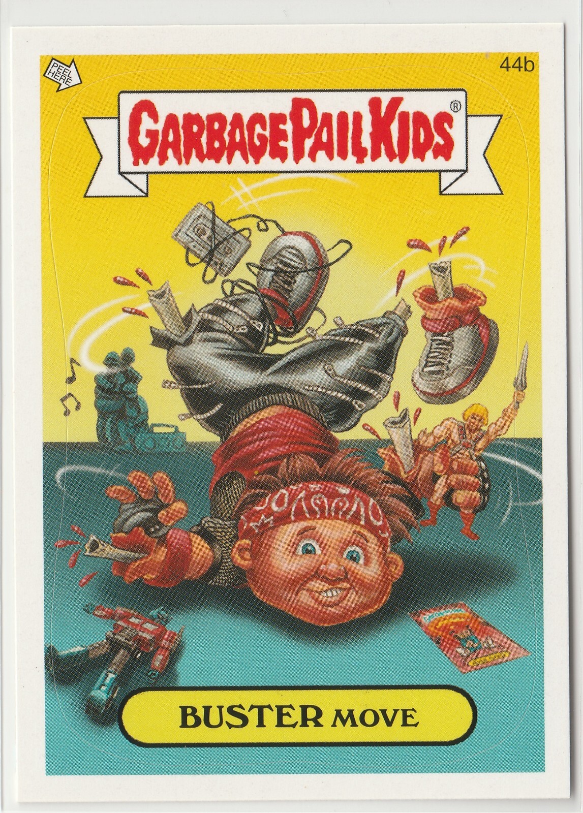 Buster Move 44b Garbage Pail Kids GPK 2008 All-New Series 7 ANS7 Trading Card