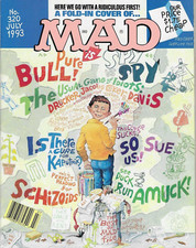 Mad Magazine Jul 1993 #320 A Few Good Men Aladin Beauty and the Beast Bikers