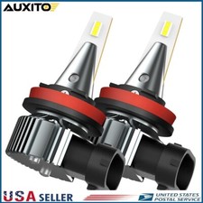 Auxito 2pcs H11 H9 H8 Canbus High Power Led Fog Driving Light Bulbs 6000k White