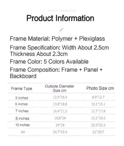 Photo Frames Set Picture Frame Family Wall Art Picture Painting Holder Set Home - Picture 215 of 245