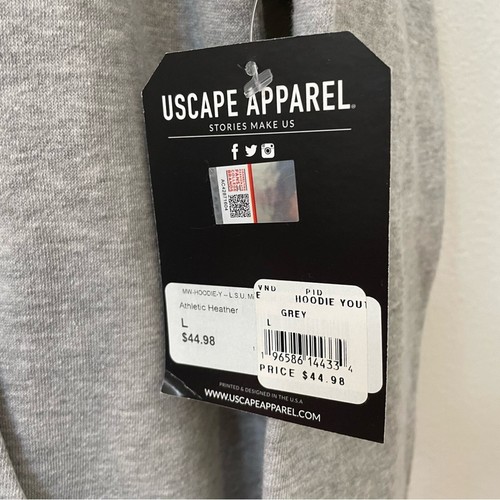 uscape UCF Univeristy of Cental florida pullover hoodie Millicin hall gray NWT - Picture 5 of 5