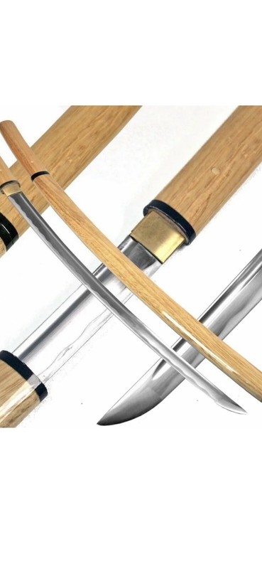 USA STOCK 40" Handmade Razor Sharp Shirasaya Samurai Katana Sword Full Tang