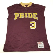 VINTAGE Ripon Athletic Mountain Pointe Pride Baseball Jersey Size Large Red 80s