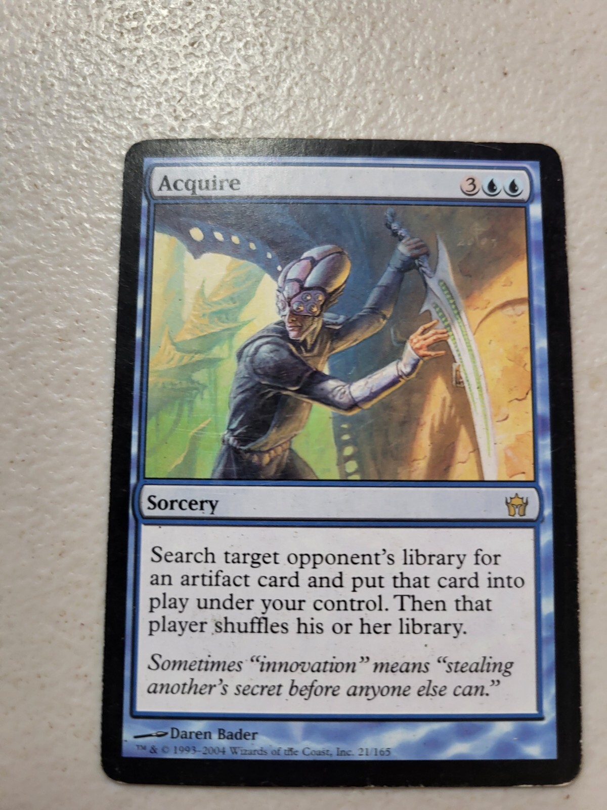 1x MTG Acquire Fifth Dawn 21/165 Regular Rare LP Free Shipping