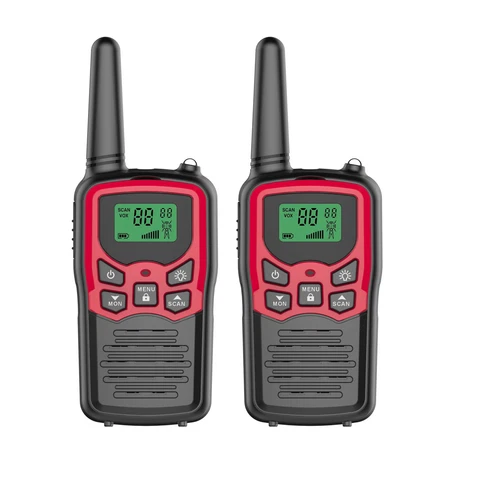 2 Pack Long Range Walkie Talkies Two-Way Radios LCD Display for Hiking Camping
