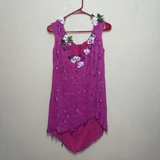 BENCIVENGA couture pink dress 100% SILK sz 46 new $1100