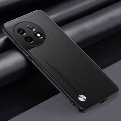Dustproof Glossy Slim Plain PU Leather Back Case For OnePlus 15R 13R 13 12 11