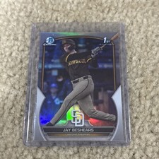 2023 Bowman Draft Chrome Refractor Silver 1st Jay Beshears #BDC-166
