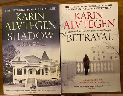 1 NEW 1 READ PBS BY KARIN ALVTEGEN, SHADOW, BETRAYAL, MURDER, THRILLER 