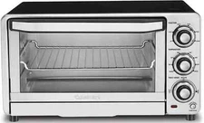 Cuisinart TOB-40N Classic Toaster Oven Broiler Brushed Stainless Steel 1800W