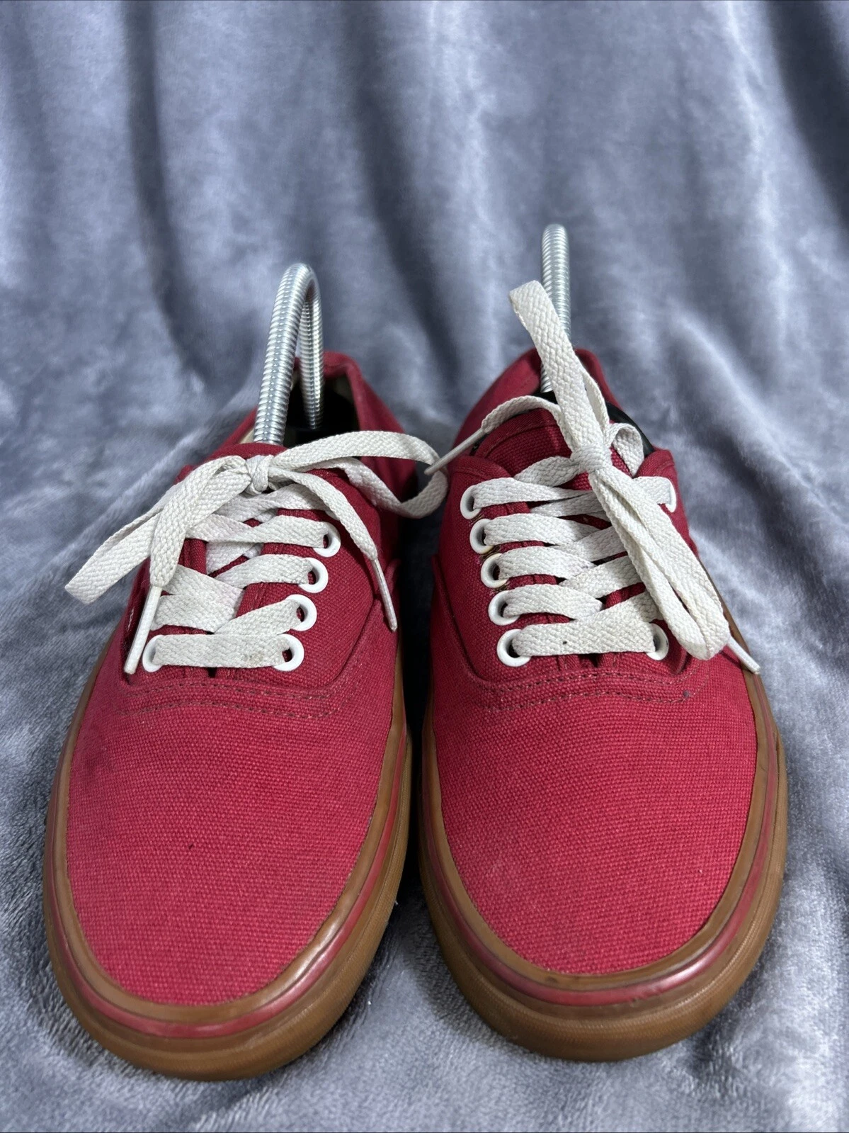 Scarpe Vans classiche rosse stringate uomo taglia 7 5 sneakers basse tela running